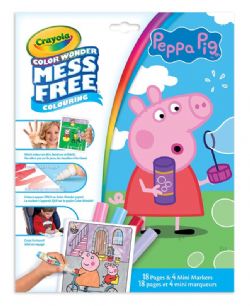 CRAYOLA - COLOR WONDER PAGES ET MINI MARQUEURS - PEPPA PIG